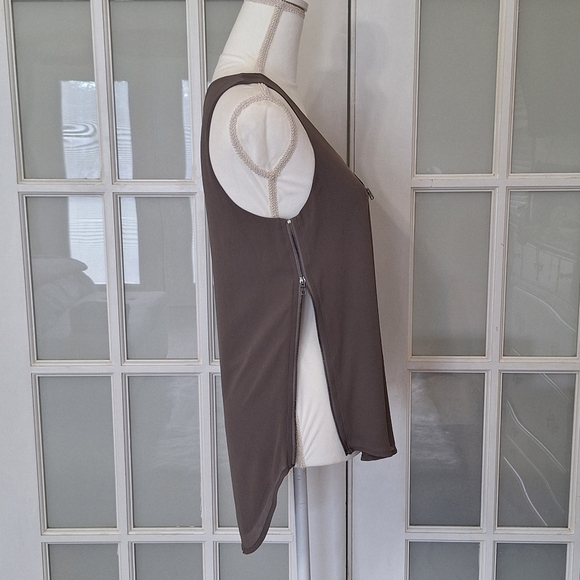 Naked Zebra Side Zip Tank Top - Picture 6 of 11